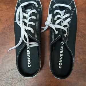 Converse Black Canvas Sneakers